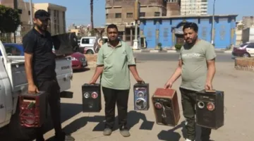استمرار الجهود لمواجهة مشكلة التلوث الصوتي في الدقهلية