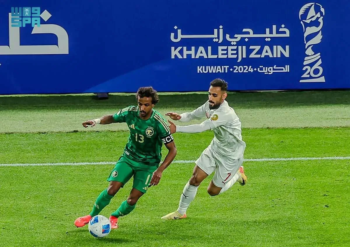 الأخضر يتفوق على البحرين بهدف في الشوط الأول من تصفيات كأس العالم