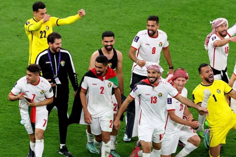 الأردن يصل إلى نهائيات كأس العالم للمرة الأولى في تاريخه الأردن يصل إلى نهائيات كأس العالم للمرة الأولى في تاريخه
