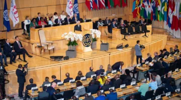 الأمين العام للاتحاد الدولي لنقابات العمال العرب يساهم في أنشطة الدورة الثالثة عشرة لمؤتمر العمل الدولي.