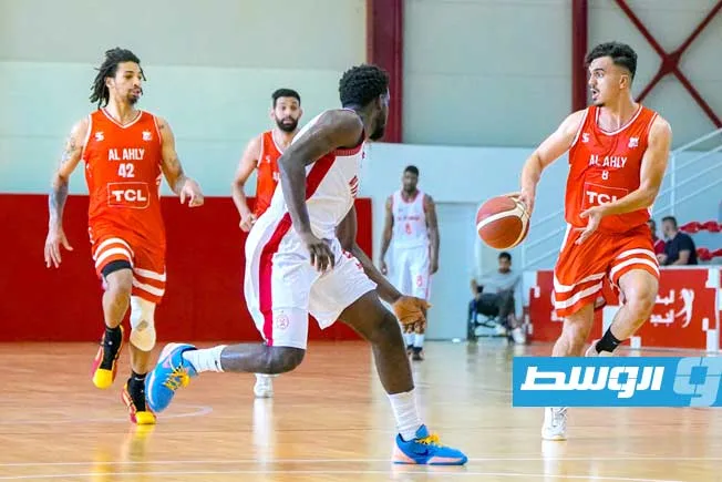 الأهلي بنغازي يستقبل الأهلي طرابلس في بداية نهائي بطولة دوري كرة السلة.