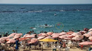 البحر ساكن.. أجواء ربيعية رائعة في اليوم الثالث من العيد في الإسكندرية – صور