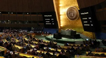 الجمعية العامة للأمم المتحدة توافق على مشروع قرار لفرض هدنة في غزة