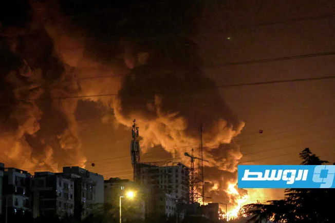 الجيش الإسرائيلي يعطي تحذيراً لإخلاء منطقة في طهران الجيش الإسرائيلي يعطي تحذيراً لإخلاء منطقة في طهران