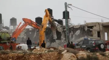 الجيش الإسرائيلي يقوم بأعمال تجريف وهدم في الجانب الجنوبي لمخيم جنين