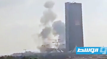 الحرس الثوري الإيراني يعلن عن استهداف موقع للموساد في تل أبيب (فيديو)