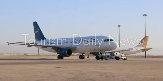 الخطوط الجوية السورية تغير وجهة رحلة من الشارقة إلى دمشق لتصبح في مطار تبوك بالمملكة العربية السعودية الخطوط الجوية السورية تغير وجهة رحلة من الشارقة إلى دمشق لتصبح في مطار تبوك بالمملكة العربية السعودية