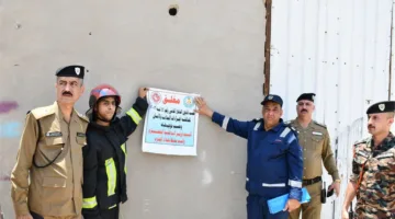 الدفاع المدني يغلق مصانع ومستودعات غير مطابقة لمعايير السلامة في الأعظمية (صور)
