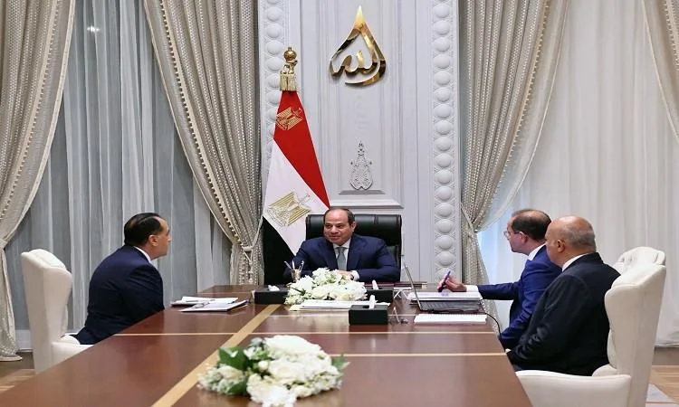 الرئيس السيسي يؤكد على استمرار الجهود المكثفة لتعزيز الانضباط المالي. الرئيس السيسي يؤكد على استمرار الجهود المكثفة لتعزيز الانضباط المالي.