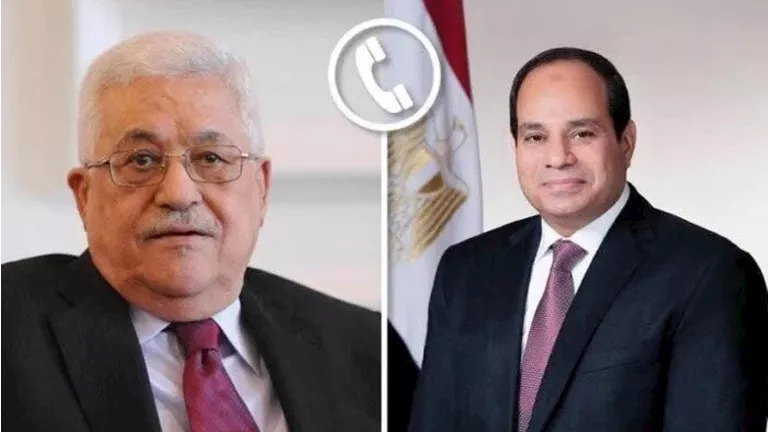 الرئيس السيسي يتلقى مكالمة تهنئة من الرئيس الفلسطيني بمناسبة عيد الـــ. الرئيس السيسي يتلقى مكالمة تهنئة من الرئيس الفلسطيني بمناسبة عيد الـــ.