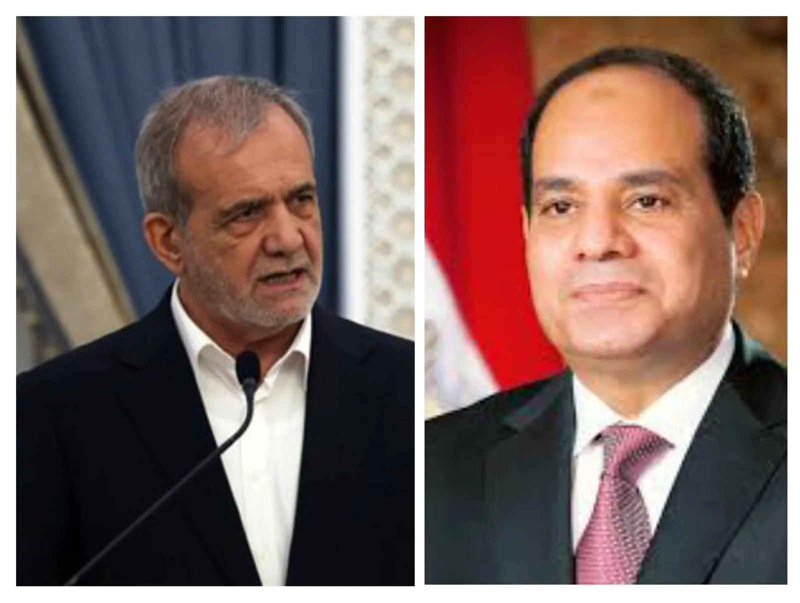 الرئيس السيسي يُشدد لنظيره الإيراني على أهمية التهدئة العاجلة لاستئناف المفاوضات لتحقيق حل سلمي دائم لهذه الأزمة.