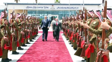 الرئيس عون يثني على مساندة الأردن للبنان ويبرز ضرورة تنفيذ القرار 1701 في الجنوب.