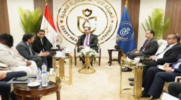 “السبكي” يتباحث مع “روش” حول تأسيس مركز لاستغلال قواعد البيانات الصحية والذكاء الاصطناعي