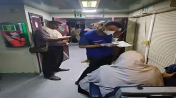 السلطات الصحية في جنوب سيناء تتابع أوضاع الحجاج العائدين من خلال ميناء نويبع