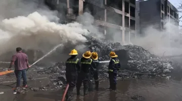 الشرطة الهندية تُعلن وفاة جميع المسافرين في الطائرة المتضررة بأحمد آباد