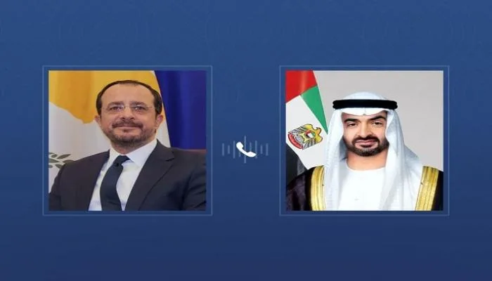 الشيخ محمد بن زايد ورئيس قبرص يشددان على ضرورة استقرار الأوضاع في المنطقة الشيخ محمد بن زايد ورئيس قبرص يشددان على ضرورة استقرار الأوضاع في المنطقة