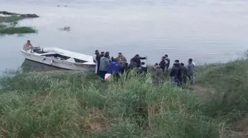 الغرقى الأربعة بينهم ثلاث فتيات بعد انقلاب قارب في نهر النيل بالمنيا
