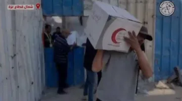 “الفارس الشهم 3” يقوم بتوزيع المساعدات الإنسانية في شمال غزة