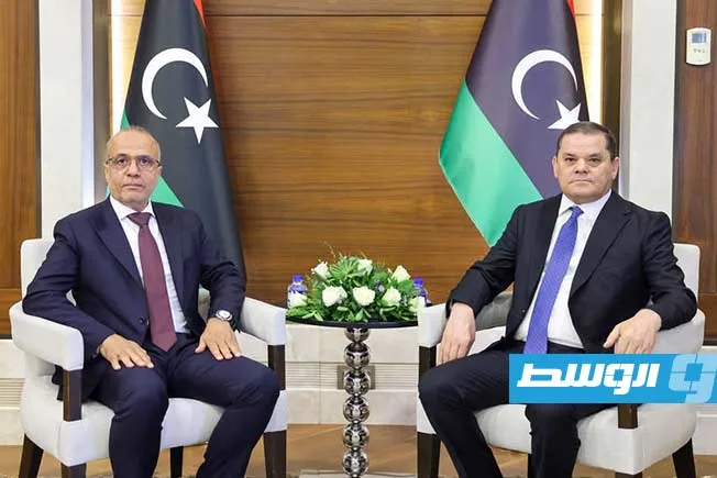 اللافي والدبيبة يبرزون ضرورة استعادة الاستقرار الأمني في العاصمة اللافي والدبيبة يبرزون ضرورة استعادة الاستقرار الأمني في العاصمة