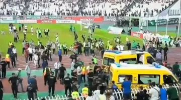 المدرجات تودع ثلاثة مشجعين خلال احتفالات مولودية في الدوري الجزائري