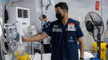 المستشفى الميداني التابع لوزارة الداخلية يوفر خدمات صحية متطورة في منطقة عرفات
