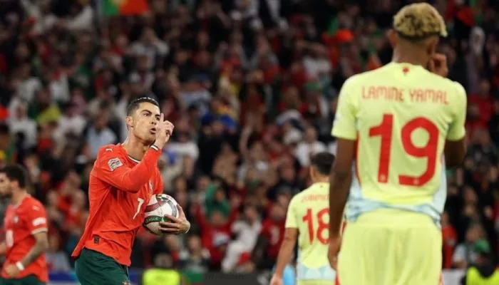 المنتخب البرتغالي يحقق لقب دوري الأمم الأوروبية للمرة الثانية في تاريخه المنتخب البرتغالي يحقق لقب دوري الأمم الأوروبية للمرة الثانية في تاريخه