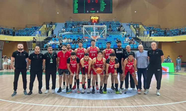 المنتخب المصري الأولمبي لكرة السلة يتغلب على الصين في المباراة الثانية من بطولة التحدي المنتخب المصري الأولمبي لكرة السلة يتغلب على الصين في المباراة الثانية من بطولة التحدي