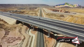 “النقل” تكشف عن آخر صور جوية لمشروع تنفيذ الخط الأول من شبكة القطار الكهربائي السريع (السخنة/العلمين/مطروح)