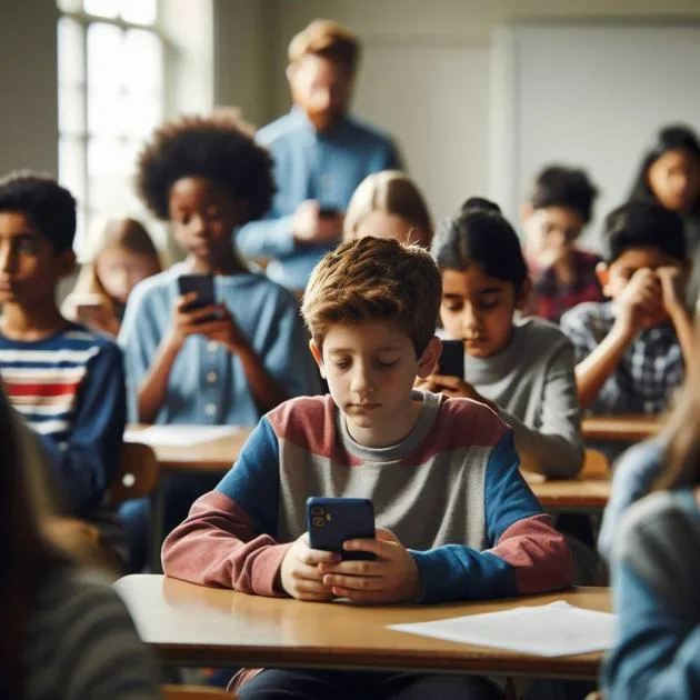الهاتف المحمول في أيدي الطلاب: صراع بين الضرورة والتسلية