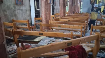 الهجوم الإرهابي على كنيسة في دمشق: منفذ يرتبط بـ’داعش’ يسفر عن 9 قتلى و53 مصابًا