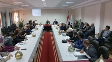 الهيئة المختصة بالخدمات البيطرية تراقب مع مديري المديريات جهود تطعيم الماشية والحالة الوبائية