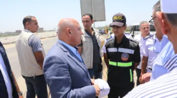 الوزير يطلب وضع خطة زمنية مكثفة لاستكمال الطريق الدائري الإقليمي كافة.
