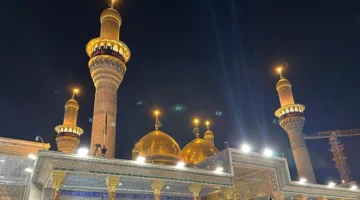 انطلاق فعاليات استبدال راية الكاظمين (ع) تزامناً مع بداية شهر محرم الحرام (صور)