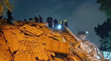 انهيار مبنيين في حدائق القبة.. فرق الإنقاذ تتواصل في إزالة الأنقاض وإخلاء السكان