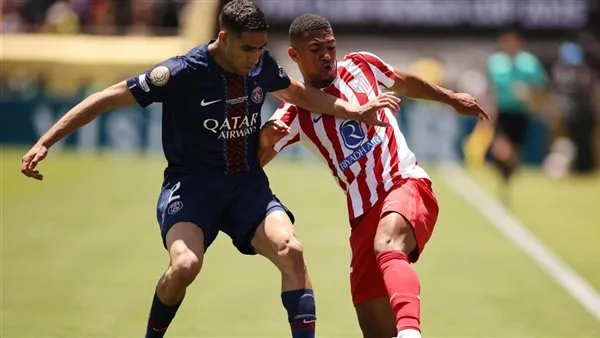 باريس سان جيرمان يتغلب على أتلتيكو مدريد في بطولة كأس العالم للأندية باريس سان جيرمان يتغلب على أتلتيكو مدريد في بطولة كأس العالم للأندية