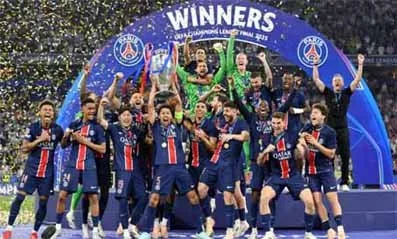 باريس سان جيرمان يحقق فوزاً ساحقاً على إنتر ميلان 5-0 ويفوز بلقب دوري أبطال أوروبا لأول مرة في تاريخه باريس سان جيرمان يحقق فوزاً ساحقاً على إنتر ميلان 5-0 ويفوز بلقب دوري أبطال أوروبا لأول مرة في تاريخه