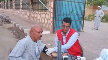 بالصور.. تسجيل 2853 حالة في نهاية القوافل الطبية بمحافظة الأقصر