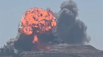بالفيديو والصور.. اكتشف ما يجري حول مدينة النبطية اللبنانية هذا الصباح