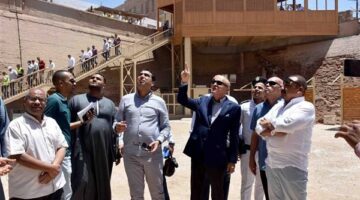 بالفيديو والصور: «محافظ الأقصر» يراقب تقدم تطوير معبد إسنا وتحسين كفاءته