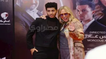 بالمشاهد… لحظات مرحة بين شيرين رضا ومينا مسعود في عرض فيلم “في عز الضهر”