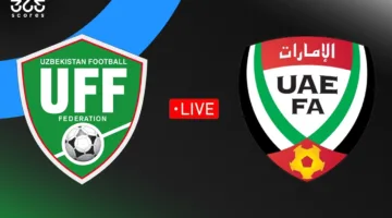 بث مباشر لمواجهة الإمارات وأوزبكستان في تصفيات كأس العالم 2026 اليوم