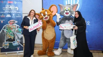 بدء أول رحلة طيران مباشرة من ألماتي إلى أبوظبي
