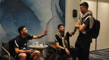بعثة الأهلي تستعد للرحيل من ميامي قبل المباراة ضد بالميراس في كأس العالم للأندية.