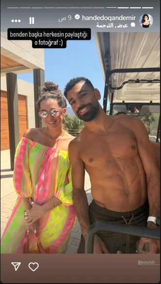 بعد ظهور صورة مشتركة.. من هي الممثلة التركية التي التقت بمحمد صلاح؟ بعد ظهور صورة مشتركة.. من هي الممثلة التركية التي التقت بمحمد صلاح؟