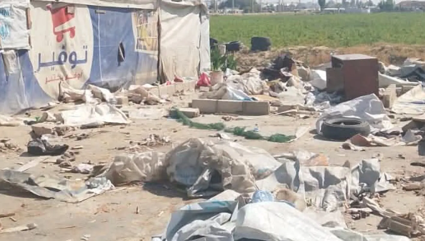 بلدية زحلة ت dismantles المخيمات غير النظامية للنازحين السوريين