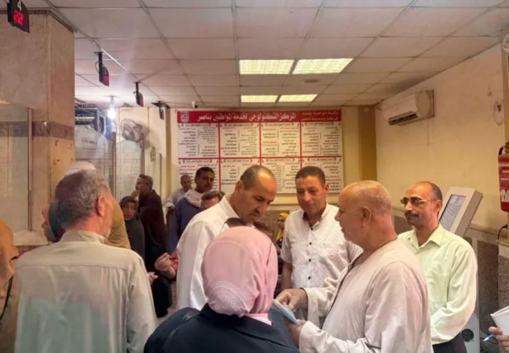 السكرتير العام المساعد لمحافظة بني سويف يزور مركز ناصر لمتابعة ملف التصالح