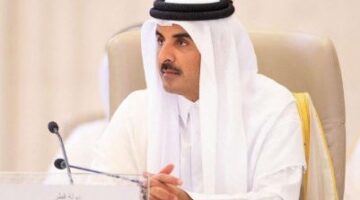 أمير قطر يستقبل رسالة مكتوبة من الرئيس الإيراني