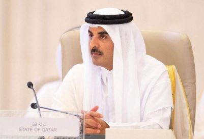 أمير قطر يستقبل رسالة مكتوبة من الرئيس الإيراني