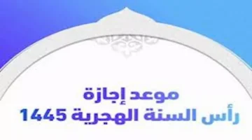 تاريخ إجازة رأس السنة الهجرية وثورة 30 يونيو.. أحدث العطلات الرسمية لهذا العام