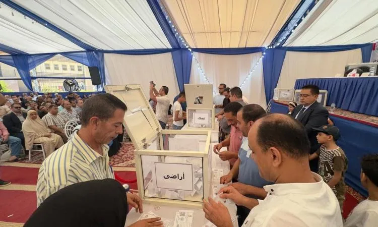 تخصيص الأراضي للمواطنين الذين استكملوا إجراءاتهم في قرعة العبور الجديدة